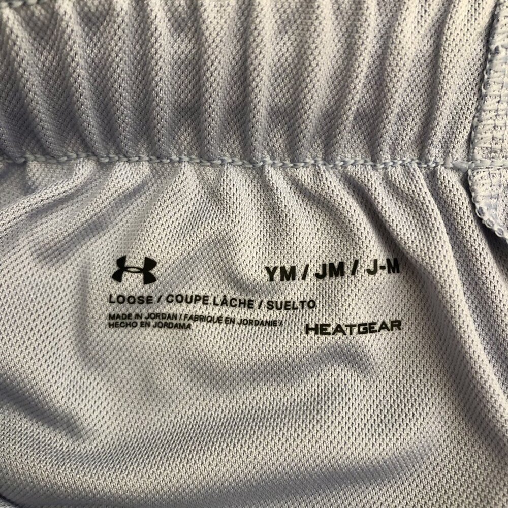 Under Armour Play Up Shorts Solid Purple HeatGear Loose New NWT Girls Medium - Picture 3 of 6